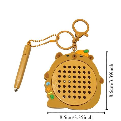 Capybara Magnetic Drawing Board Keyring DIY Drawing Toy - stress Relie ...