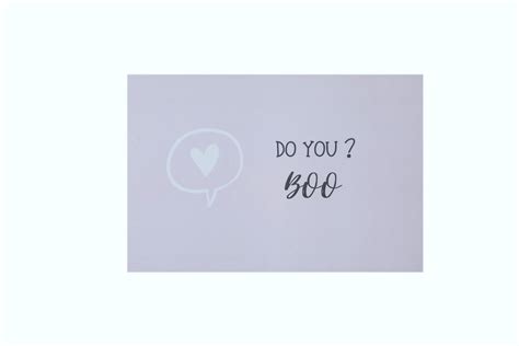 Hand Written do you boo Card - pinkribbonshop