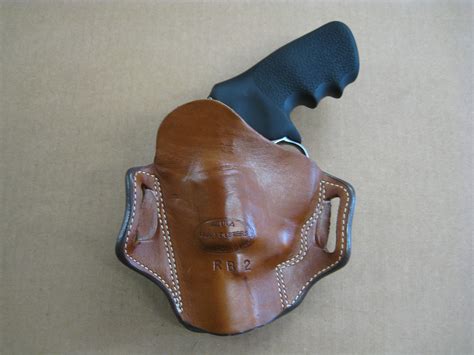 Azula OWB Leather 2 Slot Molded Pancake Belt Holster for Ruger Super ...