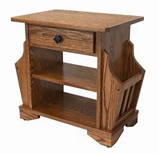 Magazine End Table by Amish Made Mission Style Magazine Rack End Table Magazine End Table