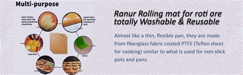Buy RANUR Reusable Heat Resistance Waterproof Baking and Cooking Mat ...