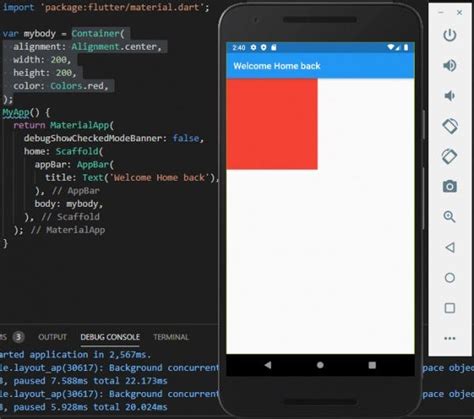 Image result for Tutorial Container Flutter
