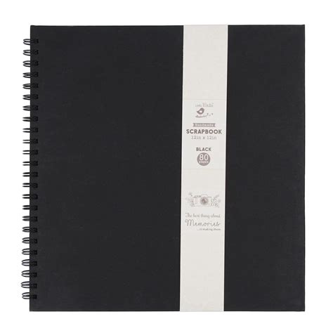 Little Birdie Scrapbook Album 12 x 12 - Black, 40 Sheets – Itsy Bitsy
