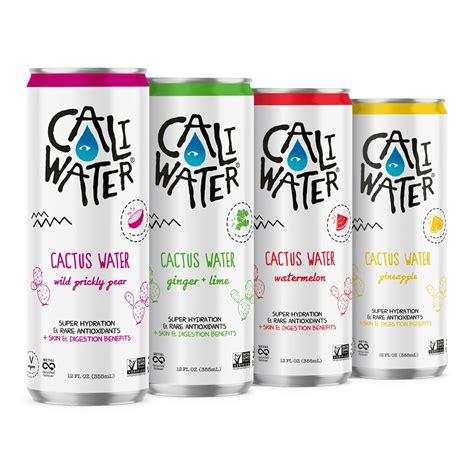 CALI WATER Caliwater Organic Nopal Cactus Water Sampler Pack, India | Ubuy