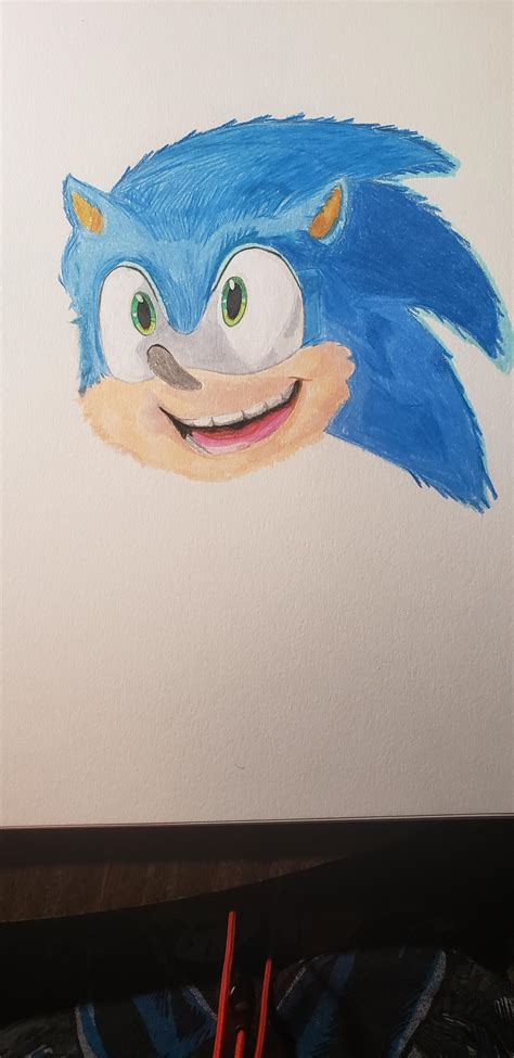 Image result for Sonic Face Sketch Tutorial