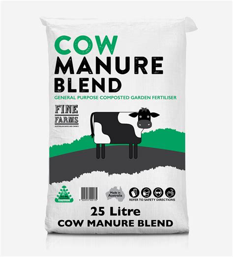 Fine Farms 25L Blended Cow Manure - Fine Farm Organics