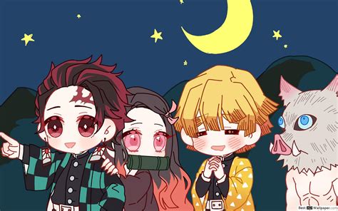 Demon Slayer Chibi Wallpapers - Top Free Demon Slayer Chibi Backgrounds ...