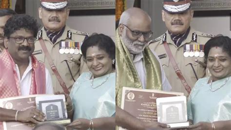 Telangana: राज्यपाल तमिलिसाई सुंदरराजन ने 'नाटू नाटू' गीत के संगीतकार ...