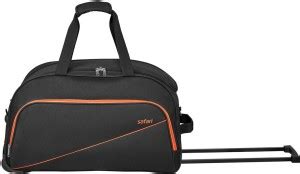 SAFARI PEP 55 RDFL BLACK DUFFEL TROLLEY BAG Duffel With Wheels ...