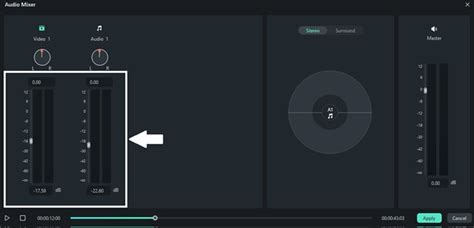 Perfectly Use the Audio Mixer in Filmora