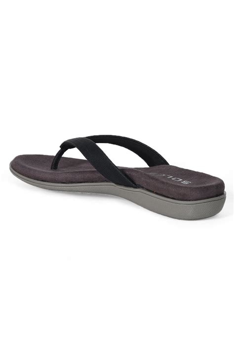 SOLES Cushioned Slip-On Flat Slippers