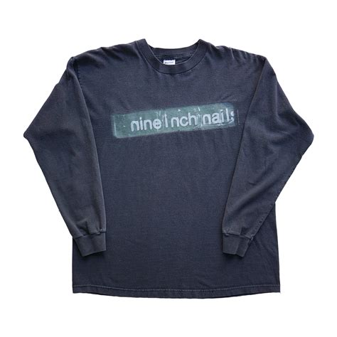 Vintage Nine Inch Nails Long Sleeve T-shirt | Black Shirts World