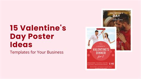15 Valentine's Day Poster Ideas with Templates for Your Business