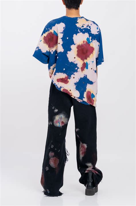 Huemn Blood Washed T-Shirt (Blue) – HUEMN