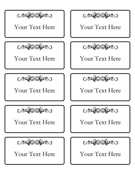 19 Editable Name Tag & Name Badge Templates [Free] | Name tag templates ...