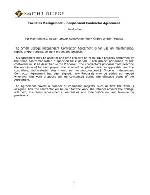 For Maintenance, Repair, and/or Renovation Work Orders and/or Projects ...