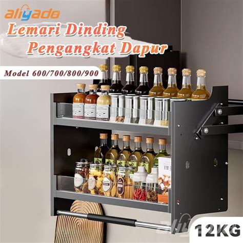 Jual ** 2 susun Rak Piring Lift Tarik Keranjang Lift-Down Keranjang ...