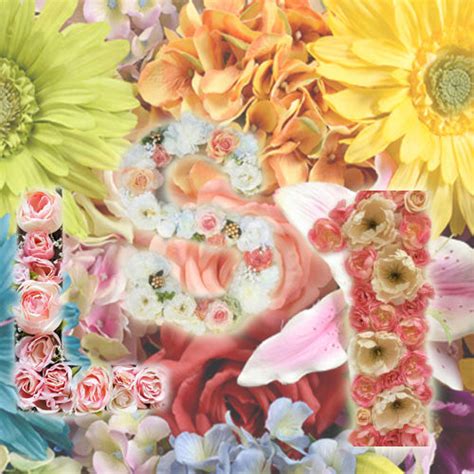 Silk Flowers for Monograms – May Flower