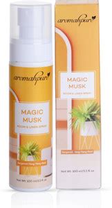 Aromahpure Linen Spray |Magic Musk Bergamot, Ylang Ylang, Basil 800 ...