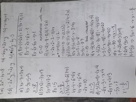 proszę o rozwiązanie daje NAJJ a) 4x-3 = 3x+5 b) 5x+2=-3x+7 c) 4(x - 1 ...