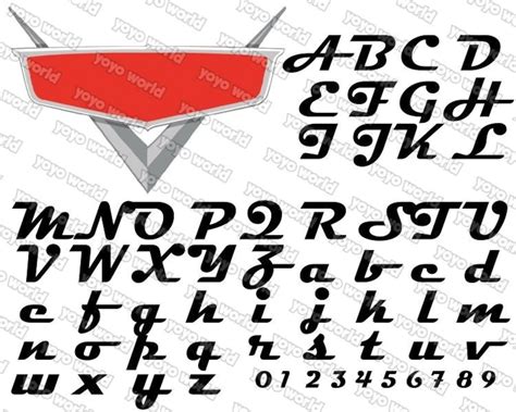 Cars font cars emblem svg cars logo svg cars svg cars font svg cars font cricut cars font ...