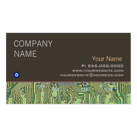 A Computer Repair Business Card Empty Sample 的图像结果