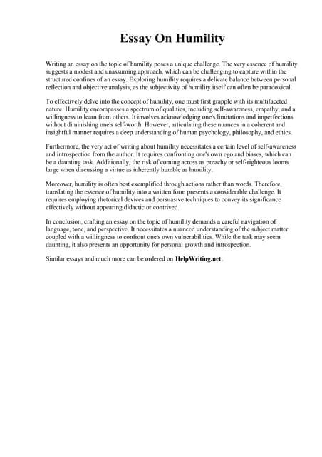 Essay On Intellectual Humility 的图像结果