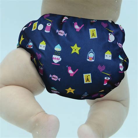 Buy POLKA TOTS Reusable & Washable Swim Diaper, Leak proof & Adjustable ...