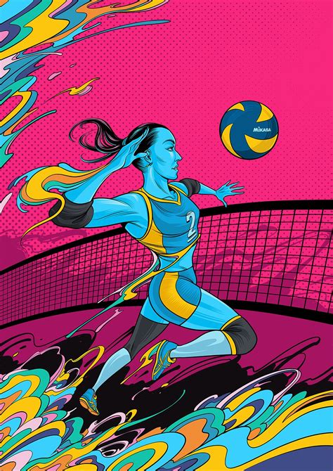 Game Posters for Altay Volleyball Club on Behance | Volleyball posters ...