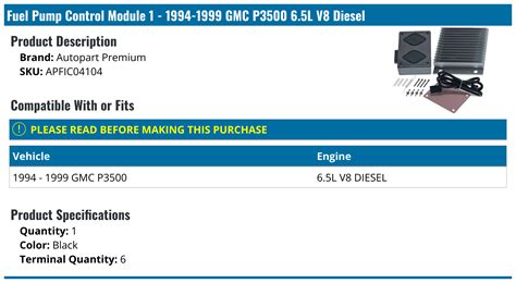 1999 Chevy C3500 Fuel Pump Control Module 的图像结果