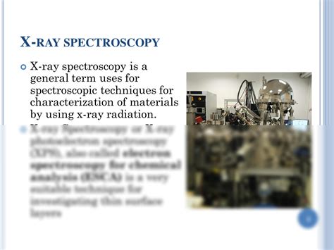 SOLUTION: x rays spectroscopy - Studypool