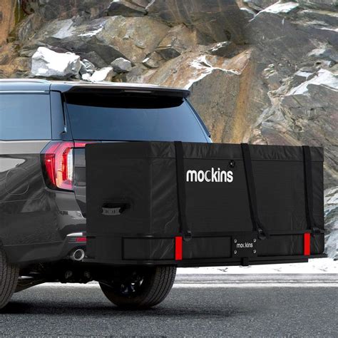 Buy 500 lb. Capacity Hitch Mount Cargo Carrier Set with Cargo Bag ...