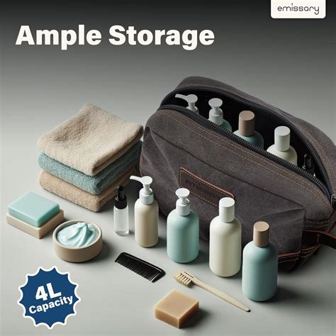 emissary Toiletry Bag for Men, Canvas Travel India | Ubuy