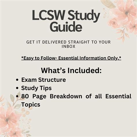 LCSW Exam Prep. Comprehensive & Easy-to-follow LCSW Study Guide ...