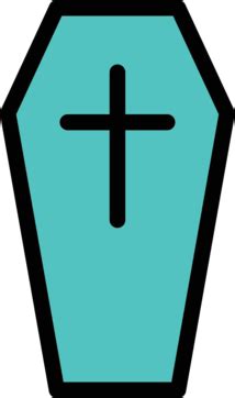 Coffin Flat Coffin Creepy Vector, Flat, Coffin, Creepy PNG and Vector ...
