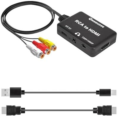 Oassuose RCA to HDMI Converter with 3.5mm Audio India | Ubuy