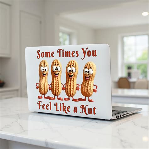 Funny Peanut Quote PNG “sometimes You Feel Like a Nut” 4 Happy Peanut Characters 2 PNG Files ...