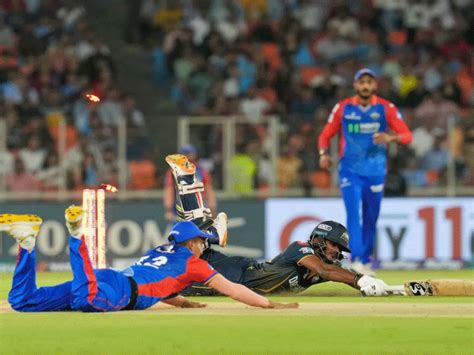 Sumit Kumar dived to run out