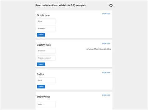Image result for Material React JSON Form