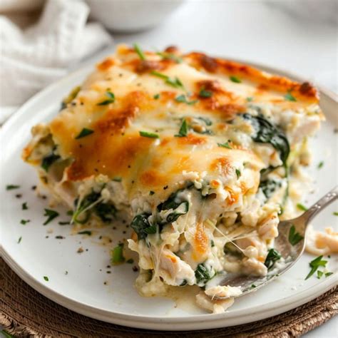 Creamy Chicken and Spinach Casserole - Insanely Good