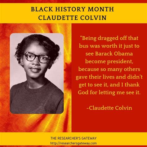Claudette Colvin Quotes