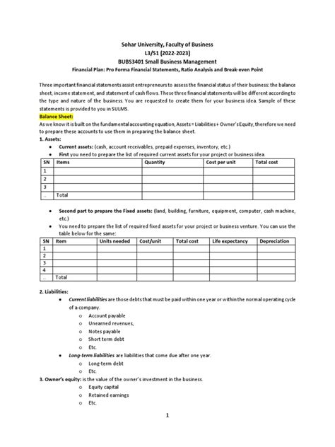 Image result for Projected Financial Statements