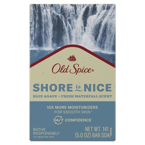 Old Spice Premium Bar Soap, Seas the Day Blue Agave and Fresh Waterfall ...