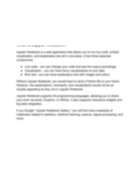 Jupyter Notebook Tutorial Python 的图像结果