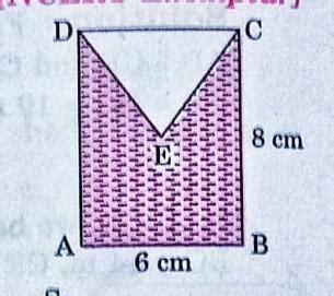In the following figure, ABCD is a rectangle and DECis an equilateral ...