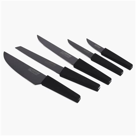 Buy Raisin 6Pcs Stainless Steel Knife Block Set from Home Centre at ...