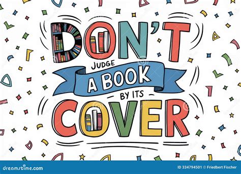 Colorful Motivational Design with Don T Judge a Book by Its Cover ...