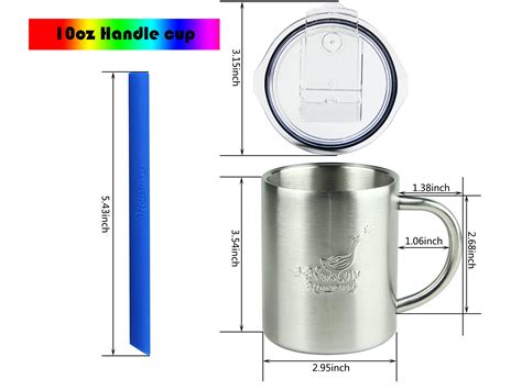 Buy Housavvy 2 Pack 10 OZ Kids Stainless Steel Cup with Straws and Lids ...