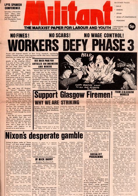 The Socialist back issues - Socialist Party