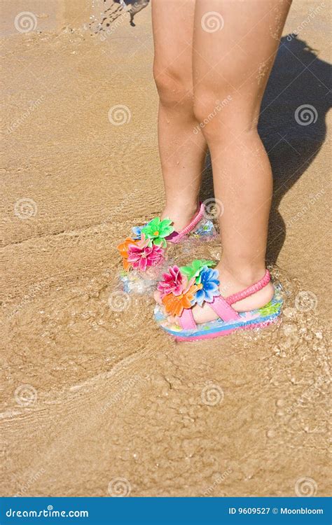 Child Flip Flops stock image. Image of girl, human, objects - 9609527